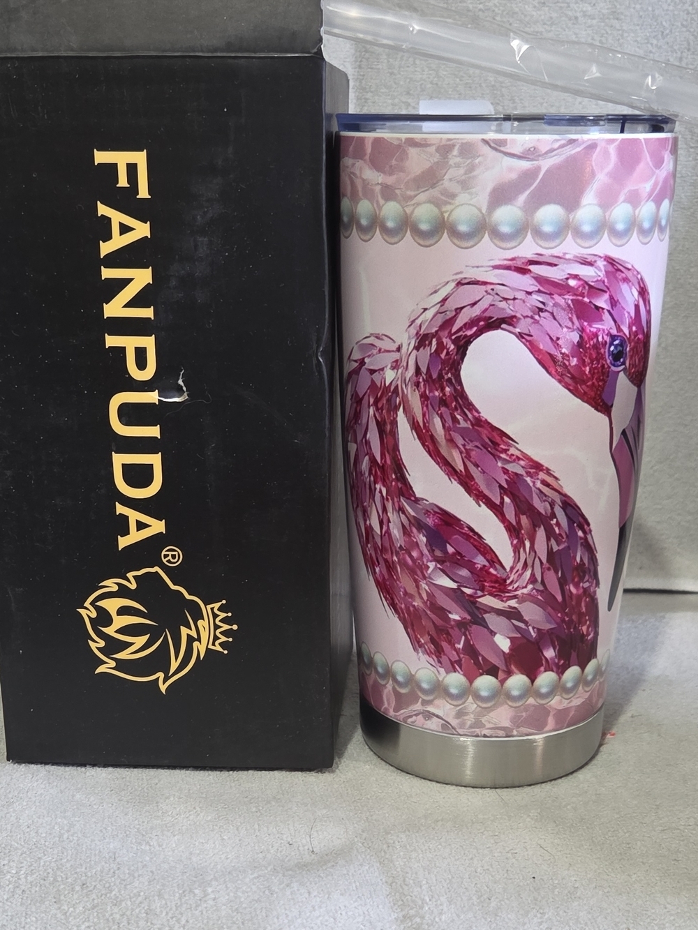 Pink Flamingo Stainless Steel Tumbler